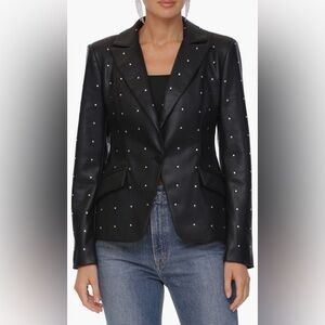 Avec Les Filles Women's Black Jacket, Size L